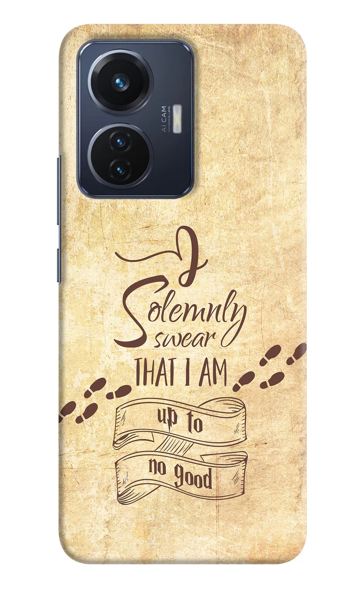I Solemnly swear that i up to no good Vivo T1 44W Hard Case Back Cover by Casekaro