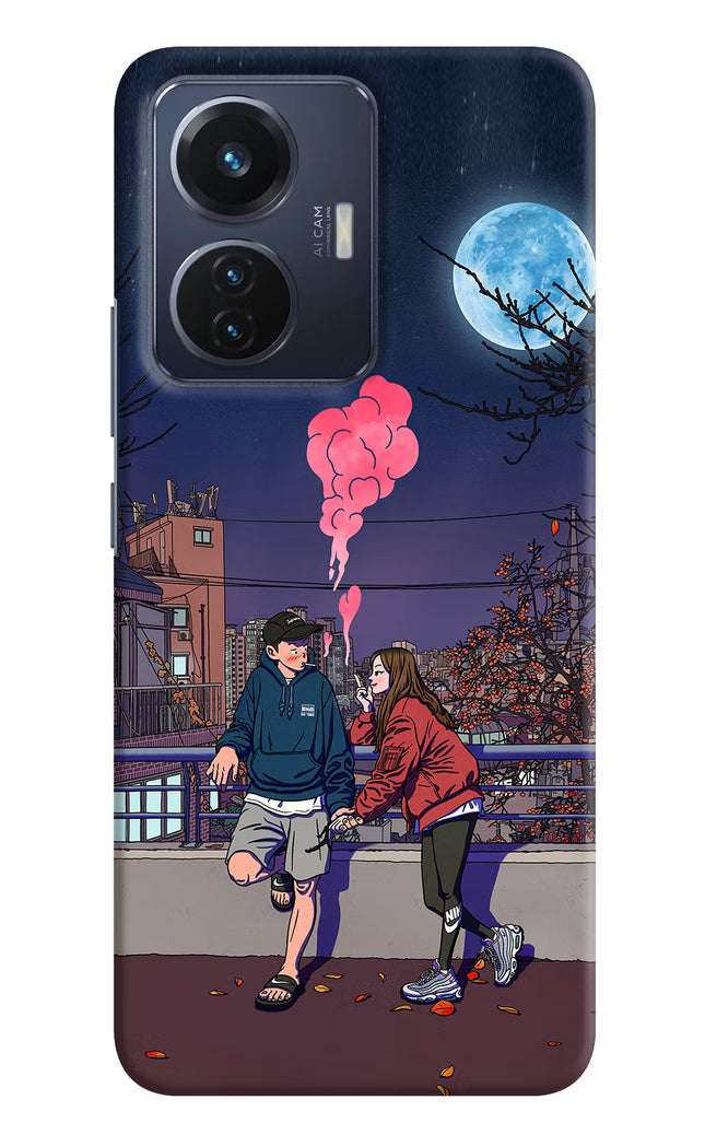 Chilling Couple Vivo T1 44W Hard Case Back Cover by Casekaro