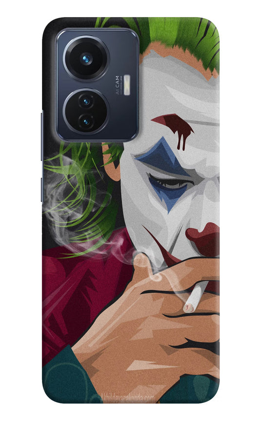 Joker Smoking Vivo T1 44W Hard Case Back Cover by Casekaro
