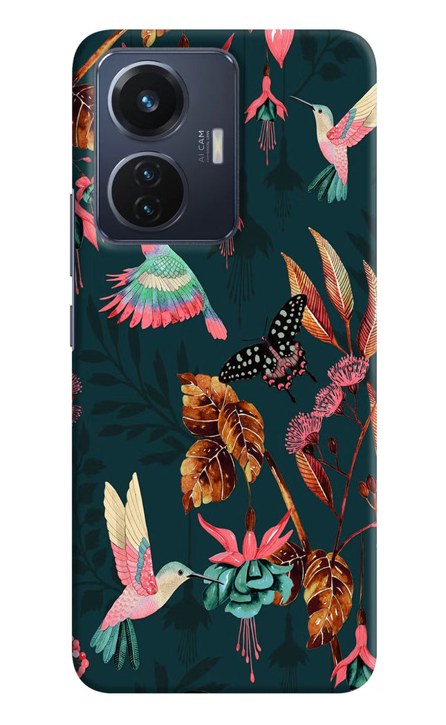 Birds Vivo T1 44W Hard Case Back Cover by Casekaro