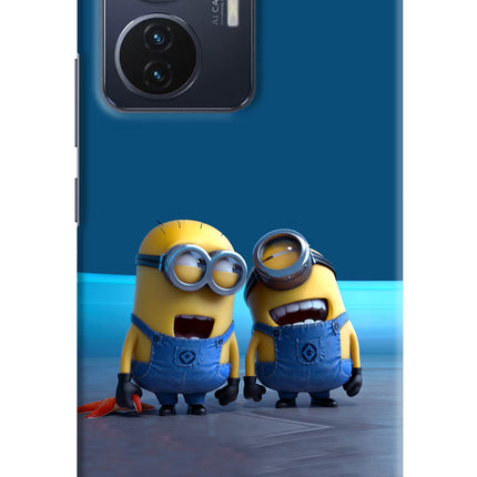 Minion Laughing Vivo T1 44W Hard Case Back Cover by Casekaro