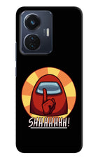 Among Us Shhh! Vivo T1 44W Hard Case Back Cover by Casekaro