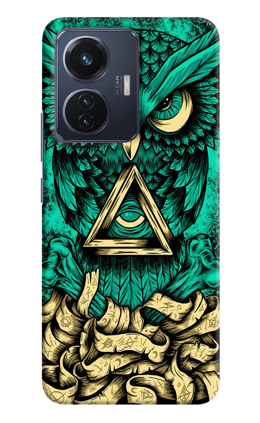 Green Owl Vivo T1 44W Hard Case Back Cover by Casekaro