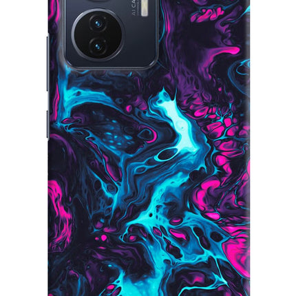 Abstract Vivo T1 44W Hard Case Back Cover by Casekaro