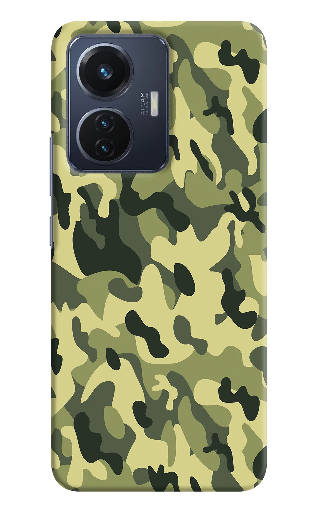 Camouflage Vivo T1 44W Hard Case Back Cover by Casekaro