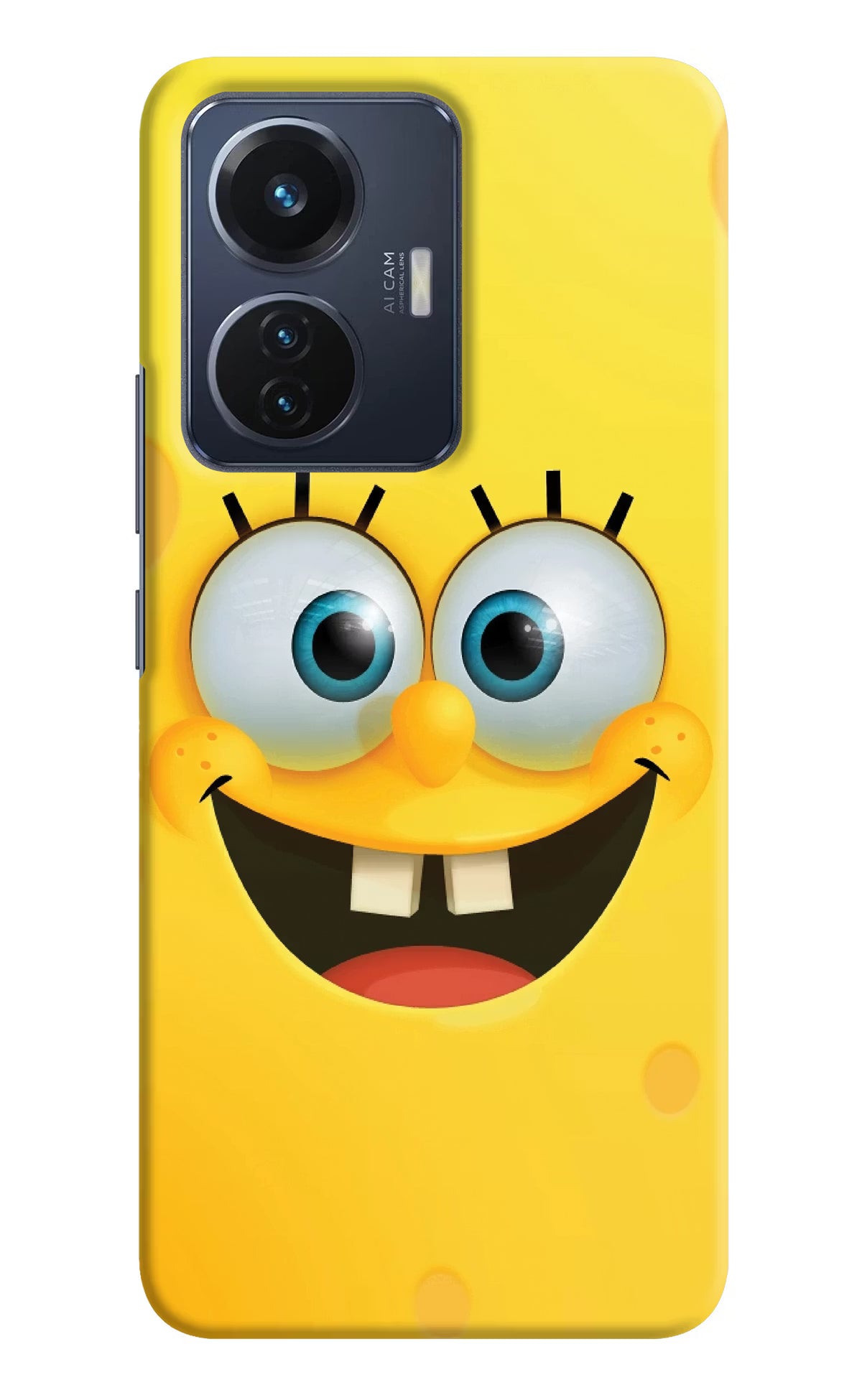 Sponge 1 Vivo T1 44W Hard Case Back Cover by Casekaro