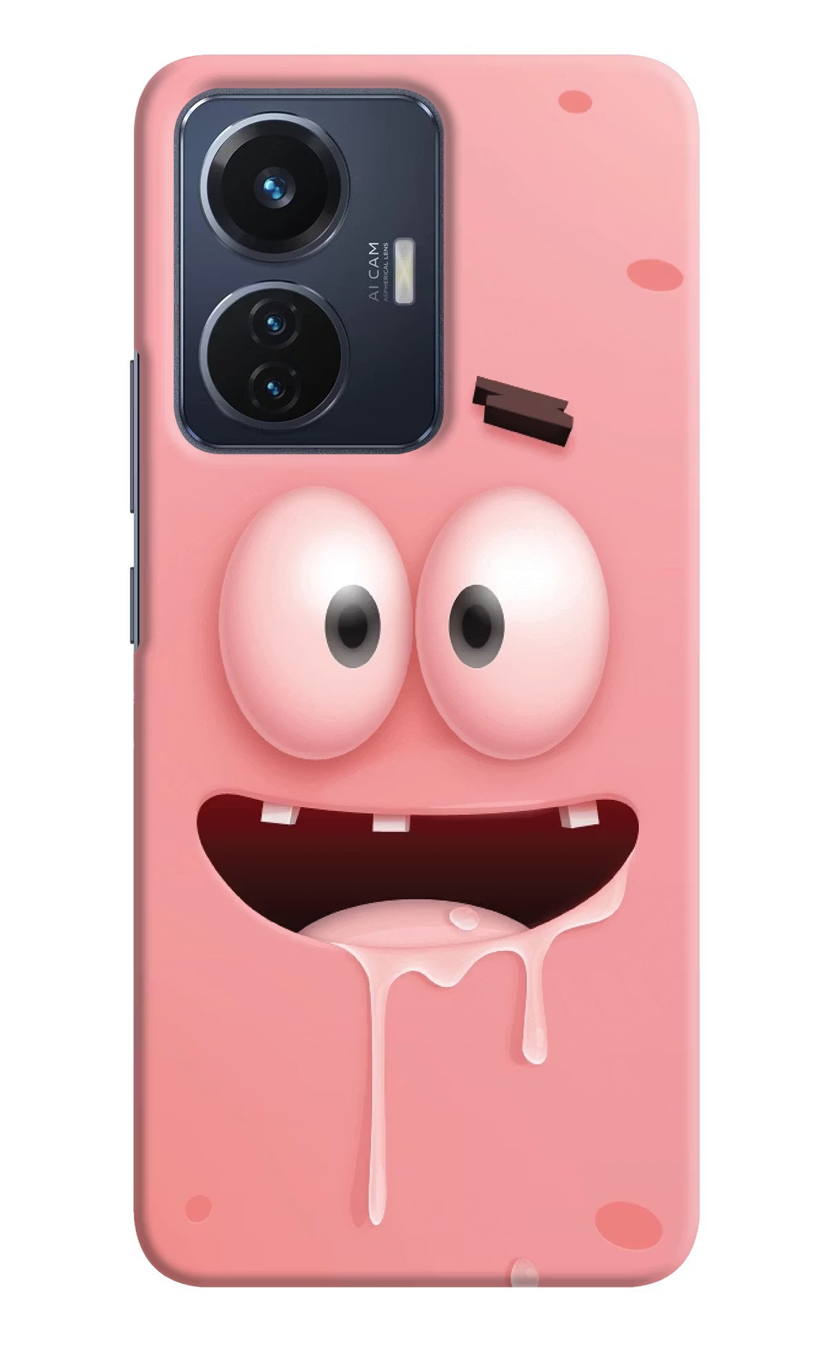 Sponge 2 Vivo T1 44W Hard Case Back Cover by Casekaro