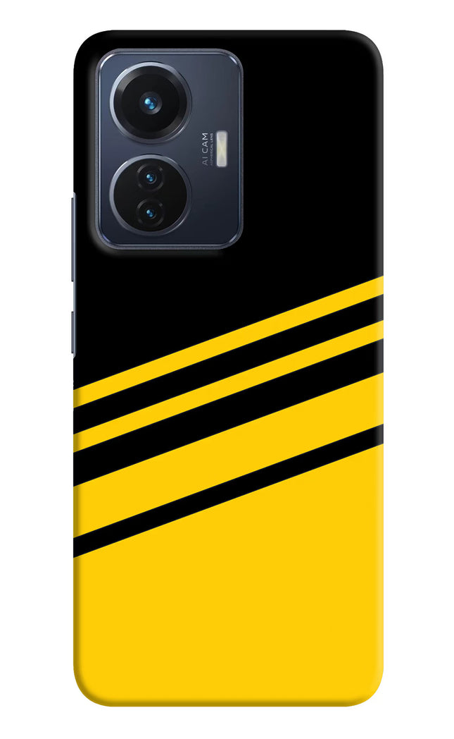 Yellow Shades Vivo T1 44W Hard Case Back Cover by Casekaro