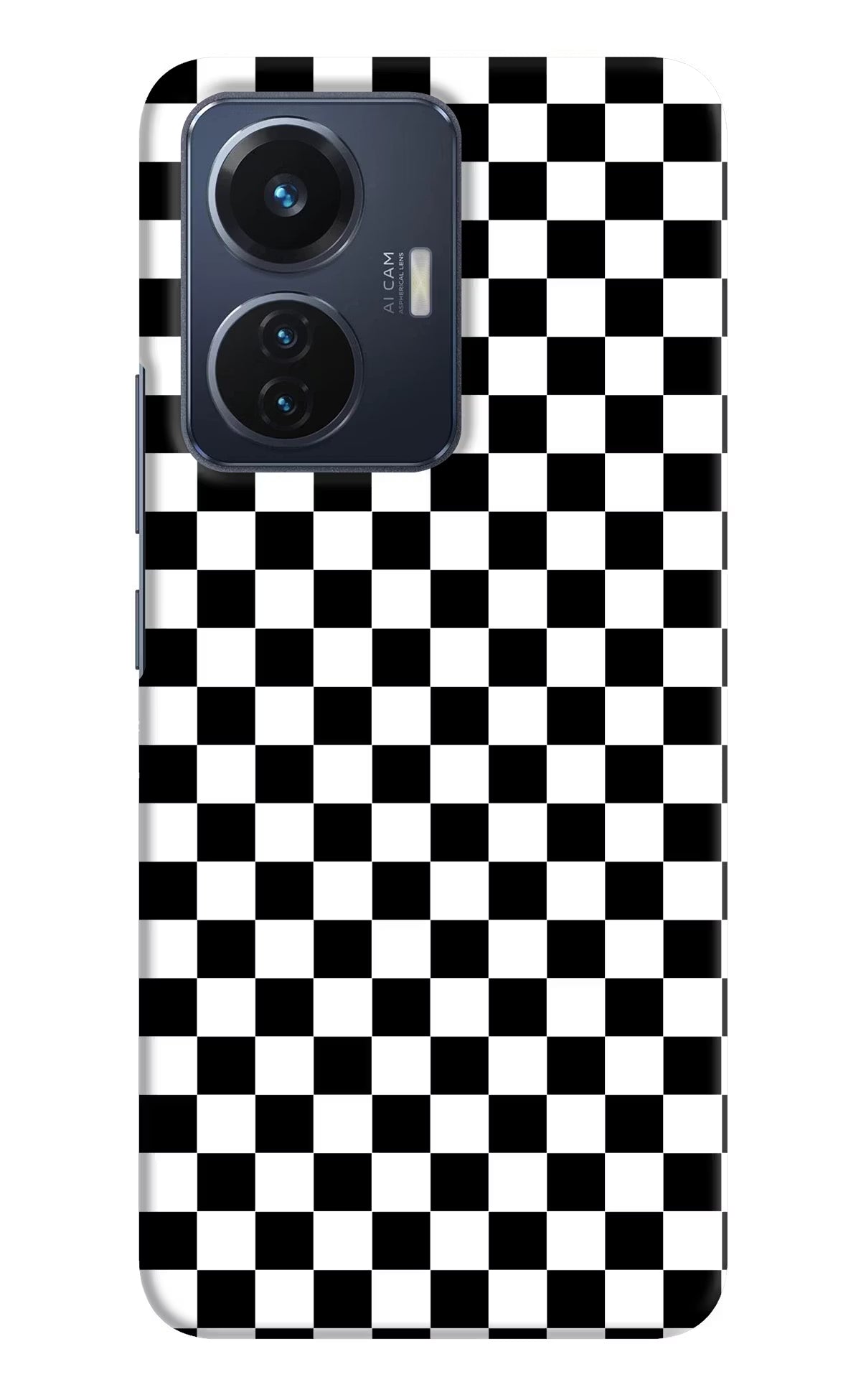 Chess Board Vivo T1 44W Hard Case Back Cover by Casekaro