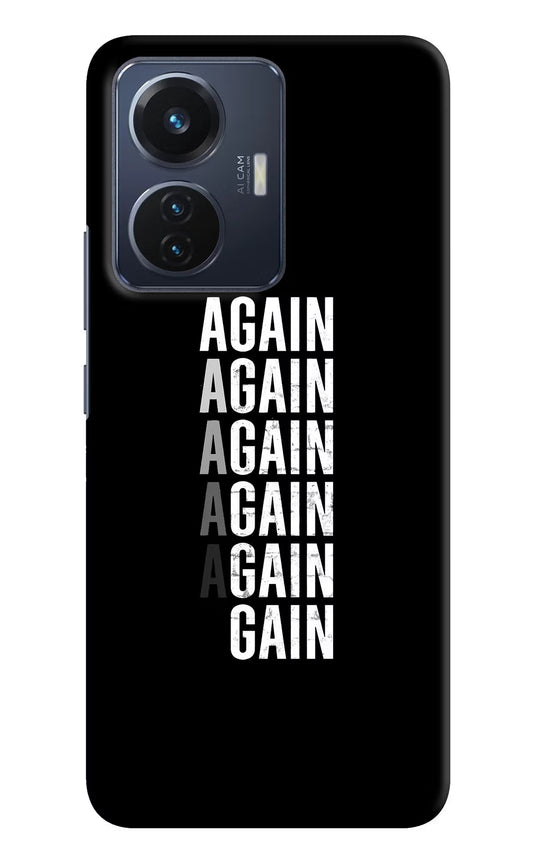 Again Again Gain Vivo T1 44W Hard Case Back Cover by Casekaro