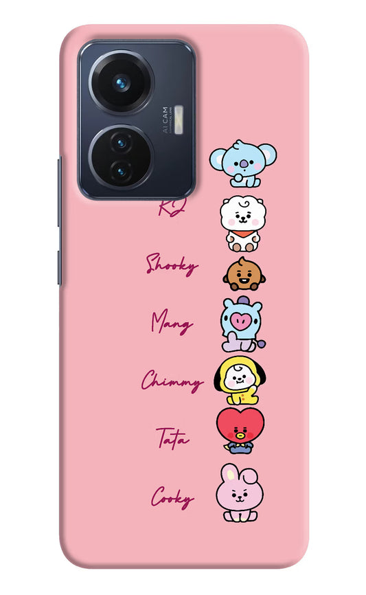 BTS names Vivo T1 44W Hard Case Back Cover by Casekaro