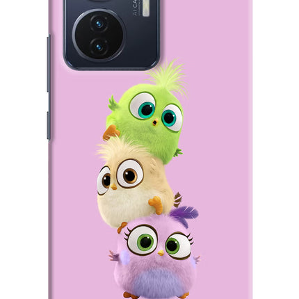 Cute Little Birds Vivo T1 44W Hard Case Back Cover by Casekaro
