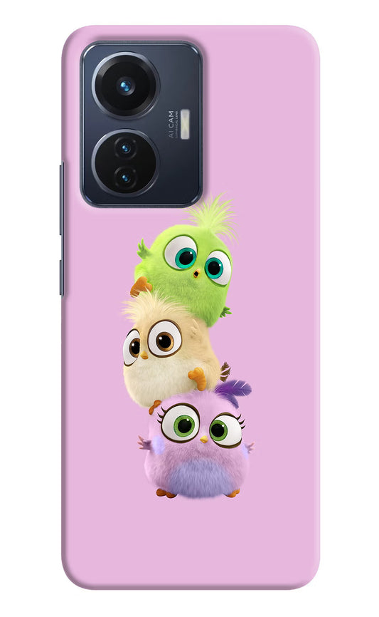 Cute Little Birds Vivo T1 44W Hard Case Back Cover by Casekaro