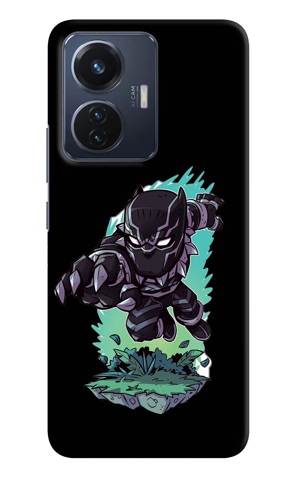 Black Panther Vivo T1 44W Hard Case Back Cover by Casekaro