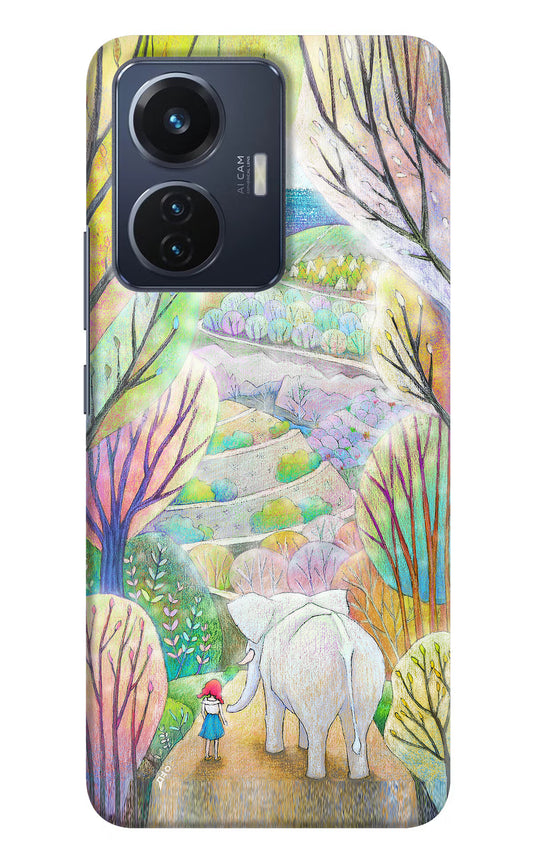 Nature Painting Vivo T1 44W Hard Case Back Cover by Casekaro