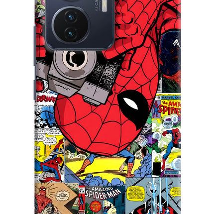 Spider Man Vivo T1 44W Hard Case Back Cover by Casekaro