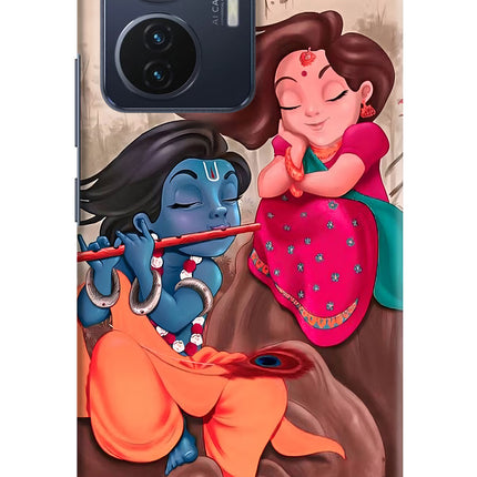 Radhe Krishna Vivo T1 44W Hard Case Back Cover by Casekaro