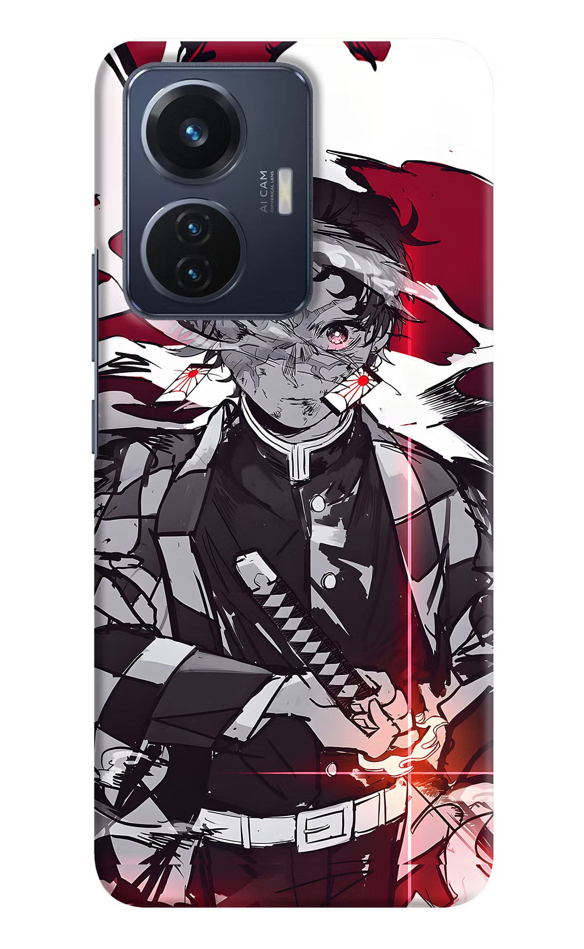 Demon Slayer Vivo T1 44W Hard Case Back Cover by Casekaro