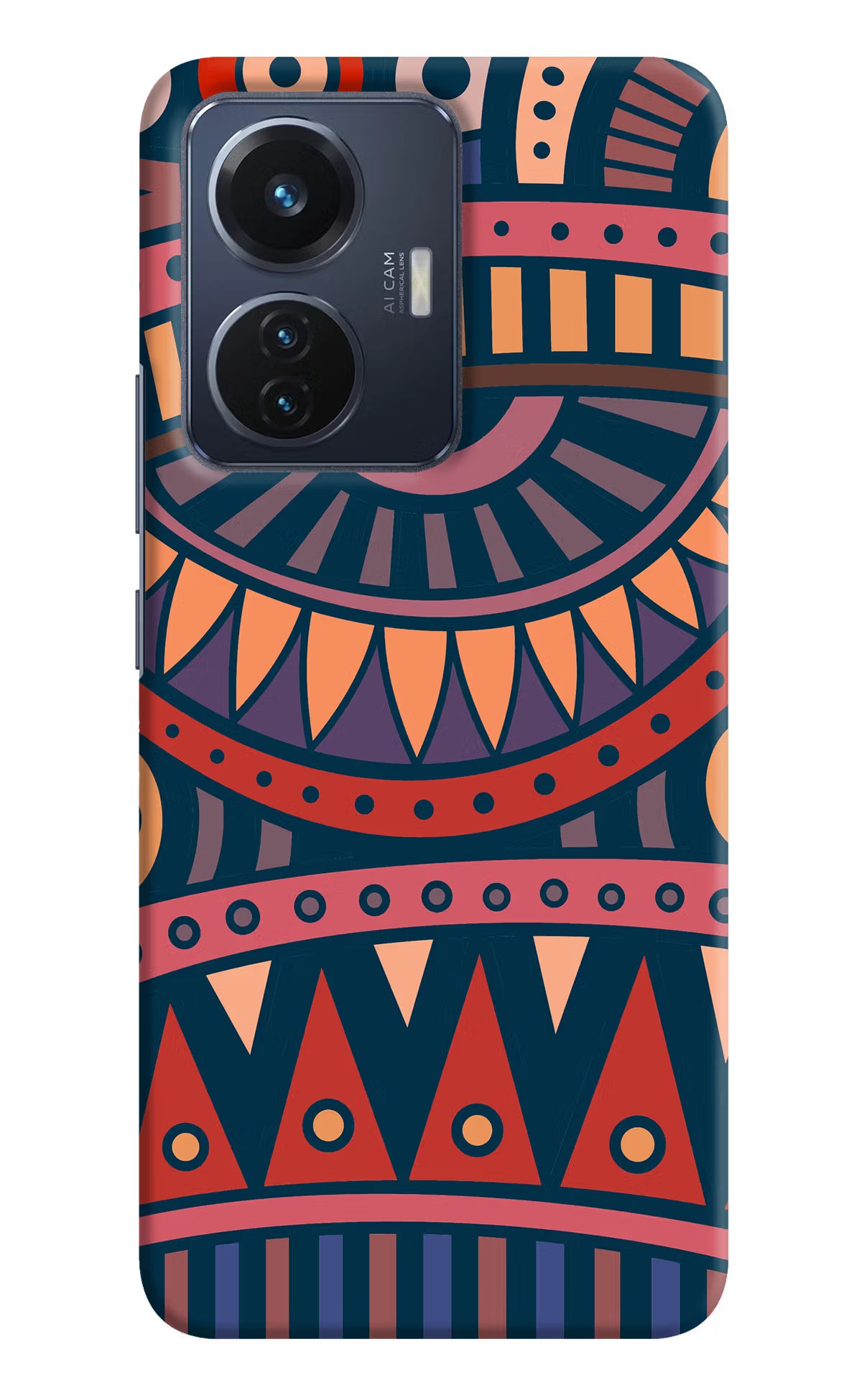 African Culture Design Vivo T1 44W Hard Case Back Cover by Casekaro