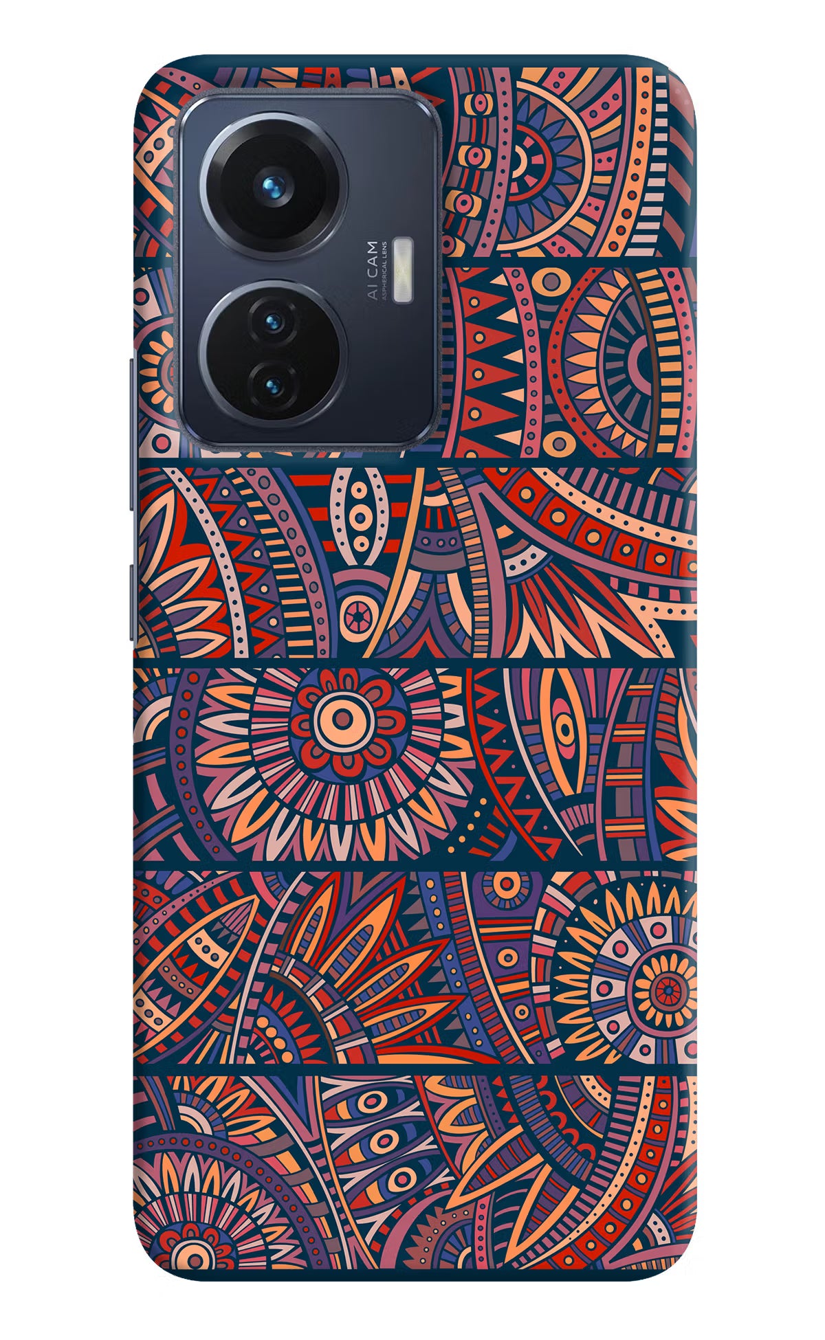 African Culture Design Vivo T1 44W Hard Case Back Cover by Casekaro