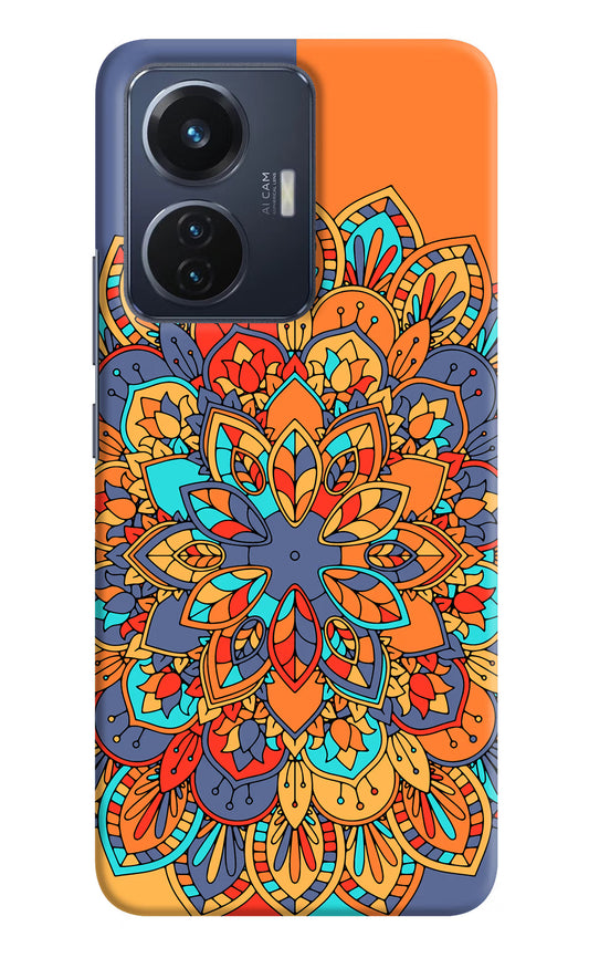Color Mandala Vivo T1 44W Hard Case Back Cover by Casekaro
