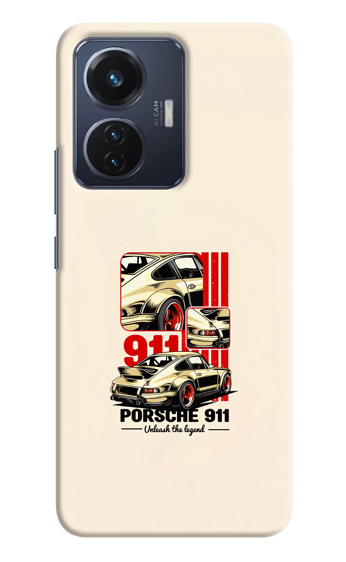 Classic Porsche 911 Vivo T1 44W Hard Case Back Cover by Casekaro