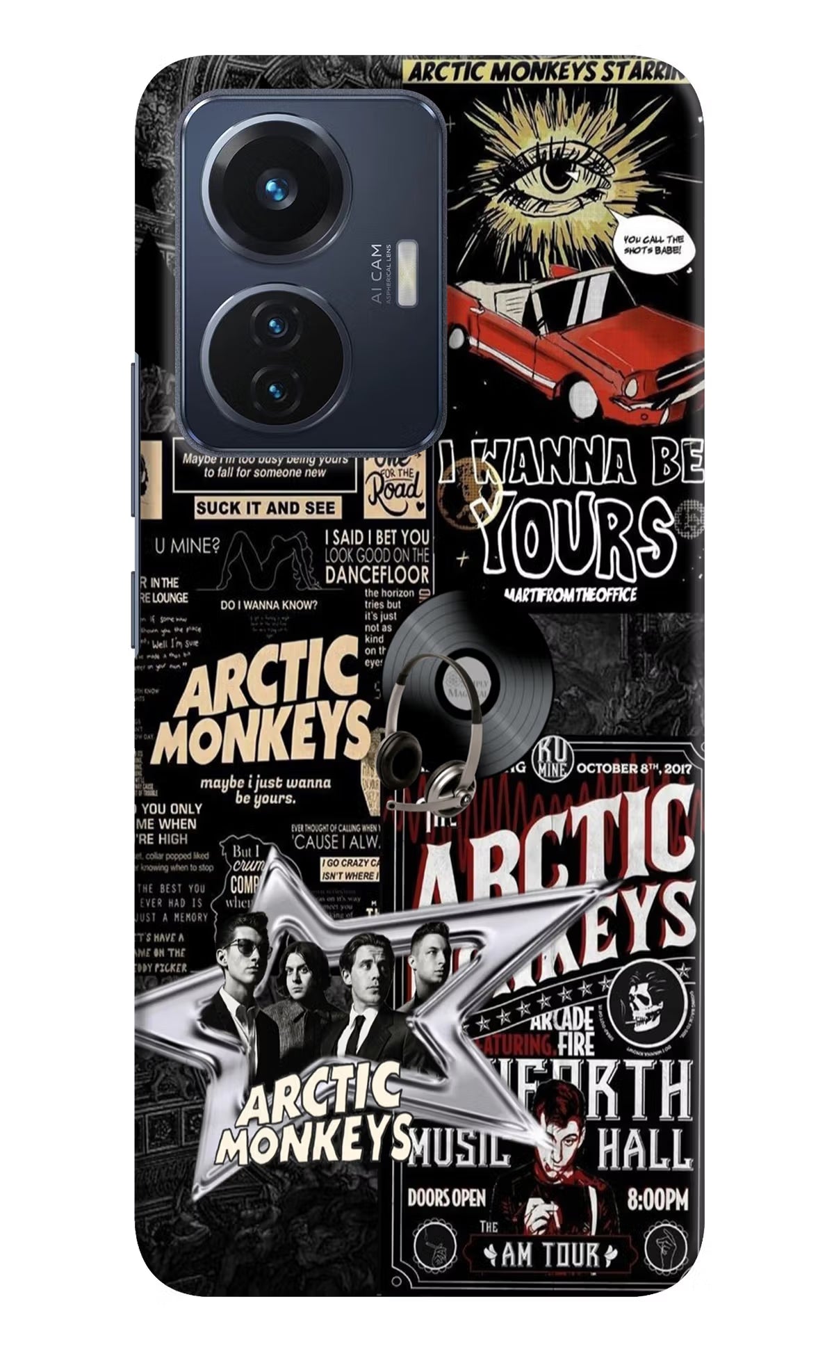 Arctic Monkeys Vivo T1 44W Hard Case Back Cover by Casekaro