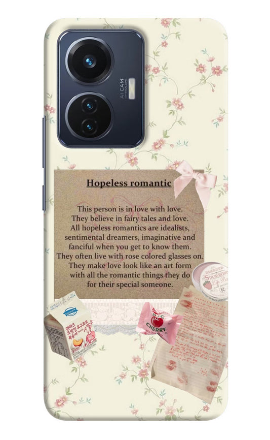 Hopeless Romantic Vivo T1 44W Hard Case Back Cover by Casekaro