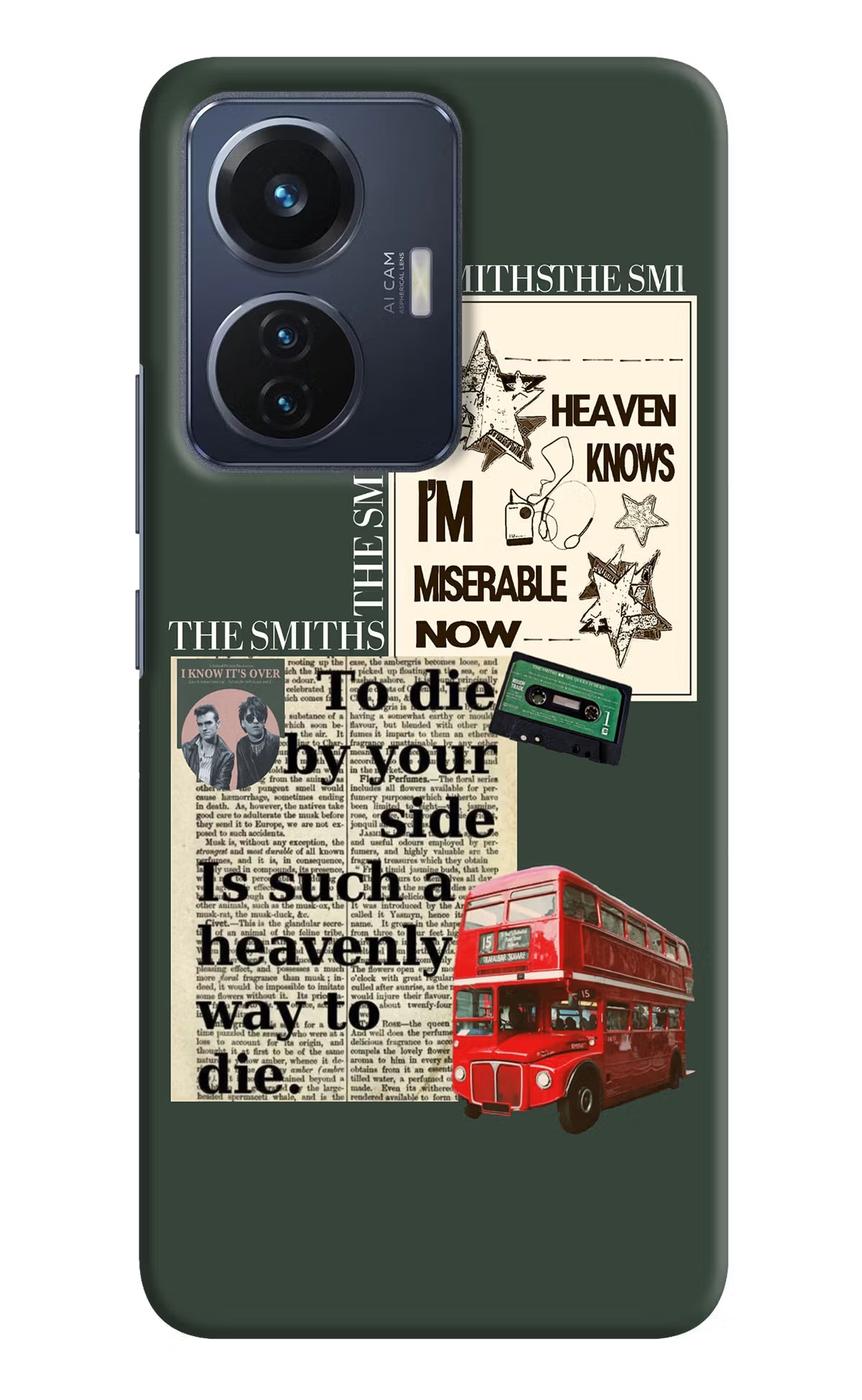 The Smiths Vivo T1 44W Hard Case Back Cover by Casekaro