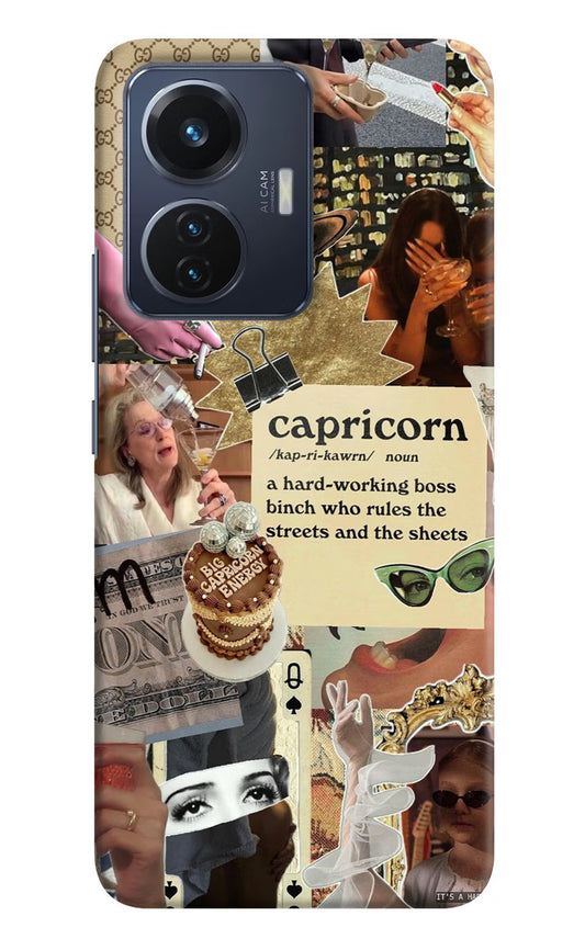 Capricorn Zodiac Vivo T1 44W Hard Case Back Cover by Casekaro
