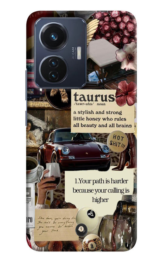 Taurus Zodiac Vivo T1 44W Hard Case Back Cover by Casekaro