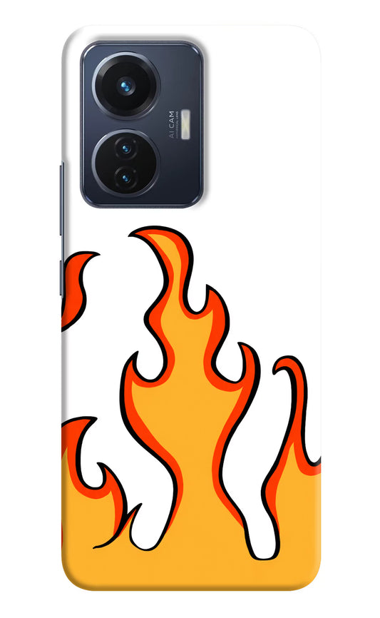 Fired Up – White Vivo T1 44W Hard Case Back Cover by Casekaro