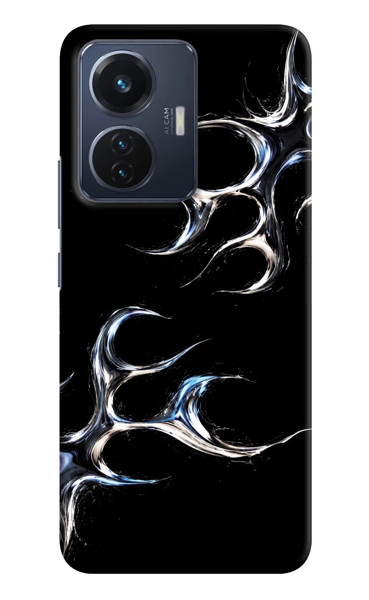 Chrome Tribal Vivo T1 44W Hard Case Back Cover by Casekaro