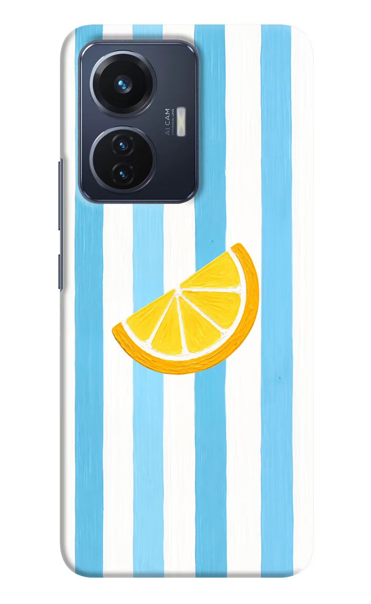 Summer Lemon Vivo T1 44W Hard Case Back Cover by Casekaro