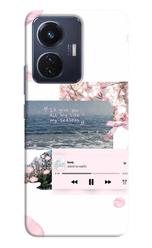 Wave to earth Vivo T1 44W Hard Case Back Cover by Casekaro