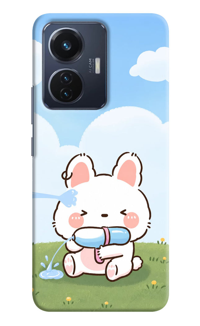 Bunny Treat Vivo T1 44W Hard Case Back Cover by Casekaro