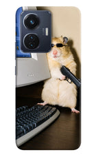 Hacker Hamster Vivo T1 44W Hard Case Back Cover by Casekaro