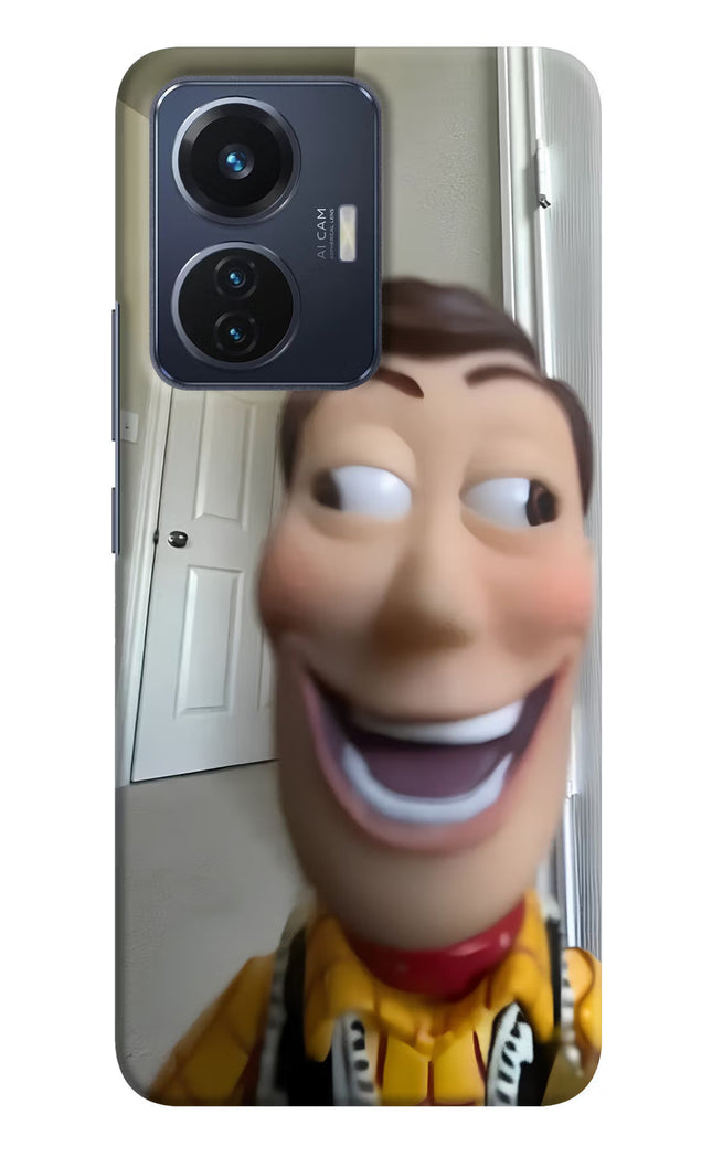 Side Eye Woody Vivo T1 44W Hard Case Back Cover by Casekaro