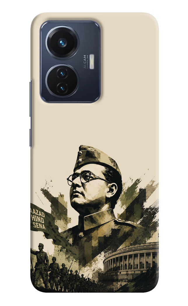 Netaji Rising Vivo T1 44W Hard Case Back Cover by Casekaro