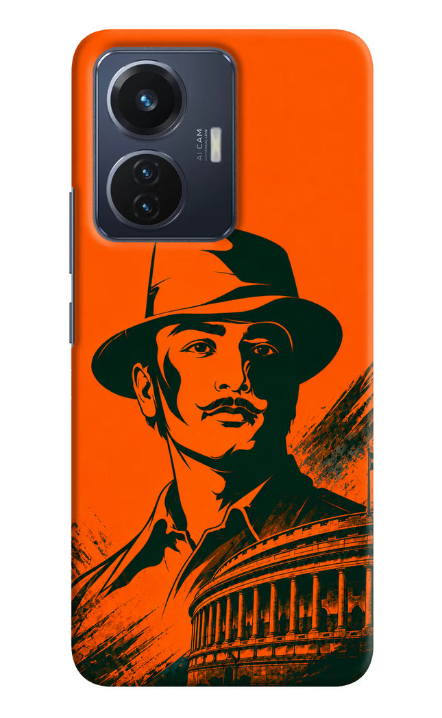 Bhagat Singh Legacy Vivo T1 44W Hard Case Back Cover by Casekaro