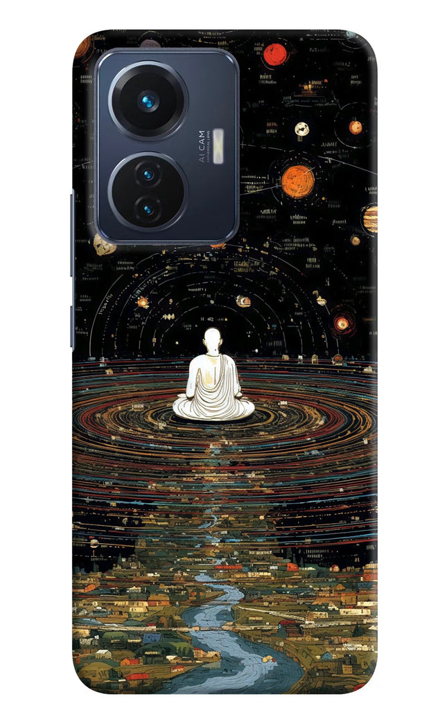 Space Monk Vivo T1 44W Hard Case Back Cover by Casekaro