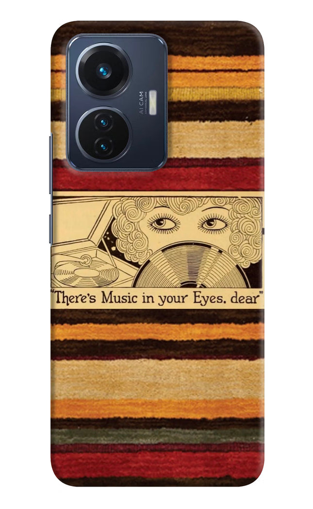 Vinyl Stripes Vivo T1 44W Hard Case Back Cover by Casekaro