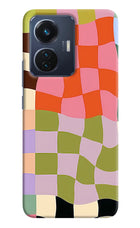 Wavy Grid Vivo T1 44W Back Cover