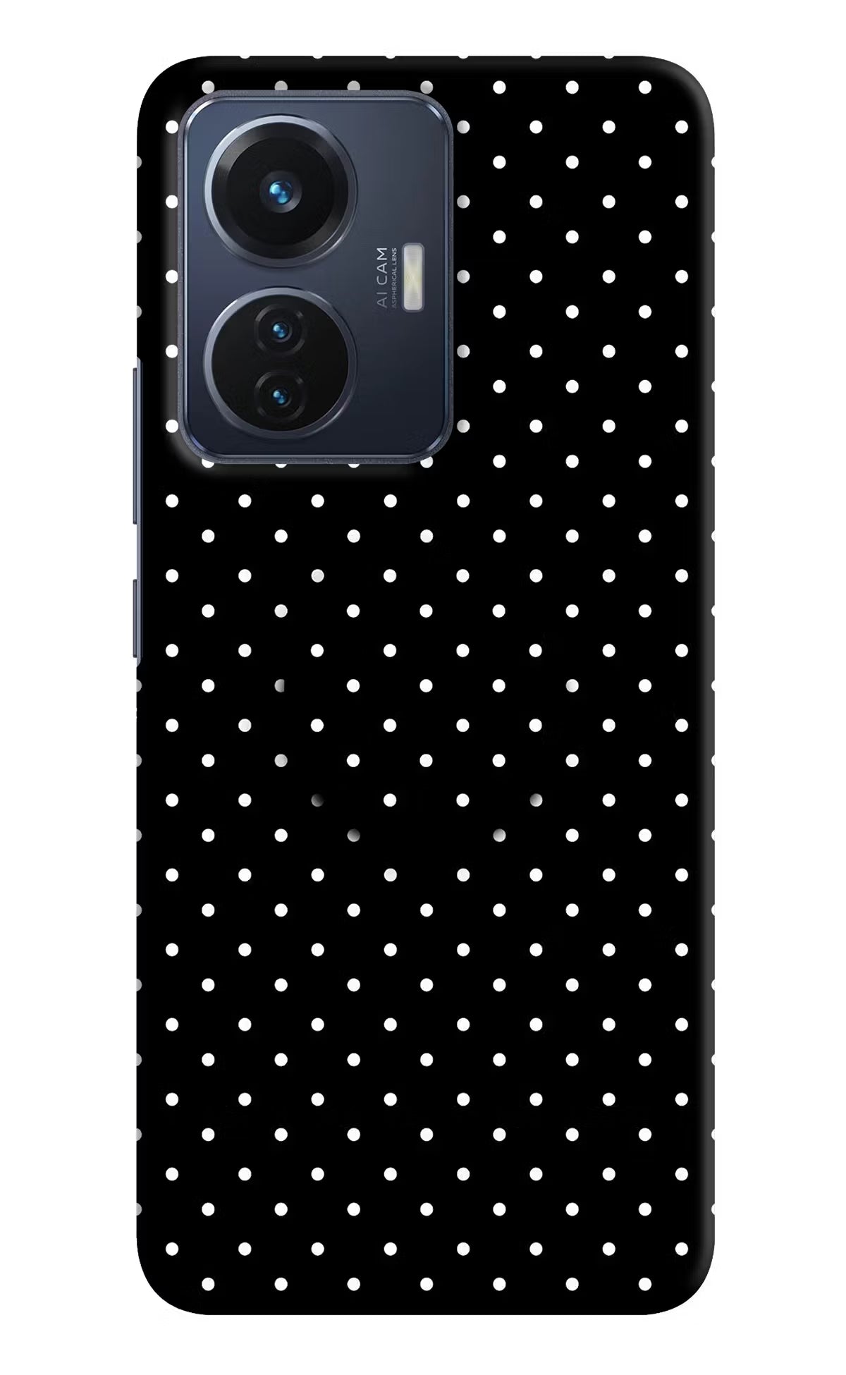 White Dots Vivo T1 44W Pop Case by Casekaro