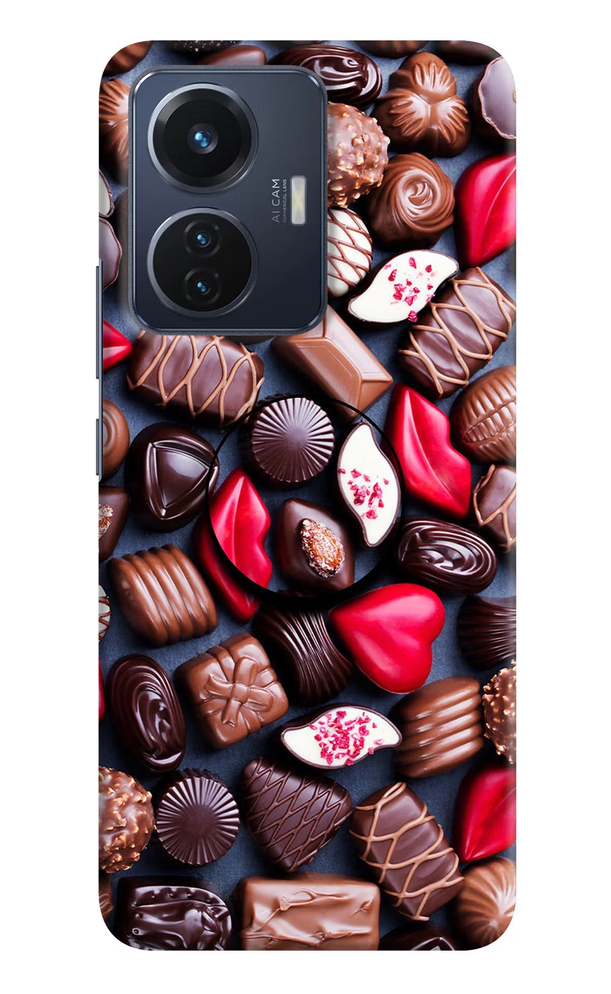 Chocolates Vivo T1 44W Pop Case by Casekaro