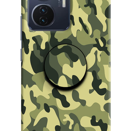 Camouflage Vivo T1 44W Pop Case by Casekaro