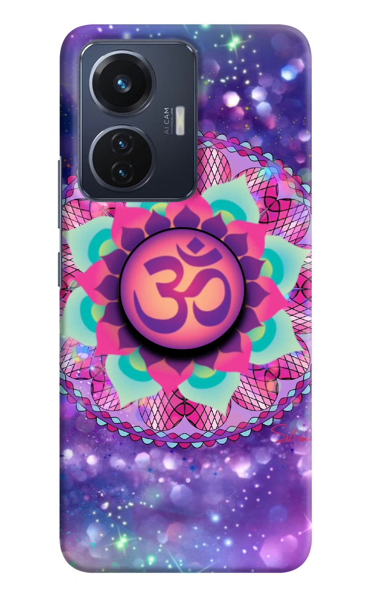 Om Purple Vivo T1 44W Pop Case by Casekaro