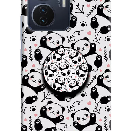 Cute Panda Vivo T1 44W Pop Case by Casekaro