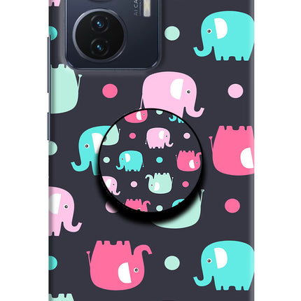 Baby Elephants Vivo T1 44W Pop Case by Casekaro