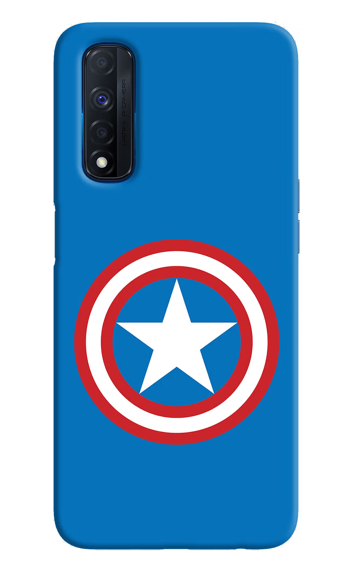 Captain America Logo Realme Narzo 30 4G Back Cover